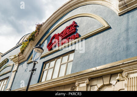 Una tipica vista in Notting Hill a Londra Foto Stock