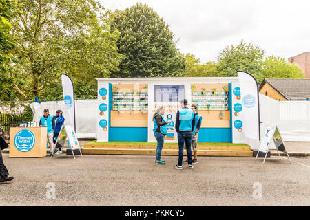 Una tipica vista in Notting Hill a Londra Foto Stock