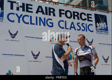 La mens campo pro durante l'Air Force cycling classic Clarendon Cup il 12 maggio 2010, in Arlington, Virginia. Foto Stock