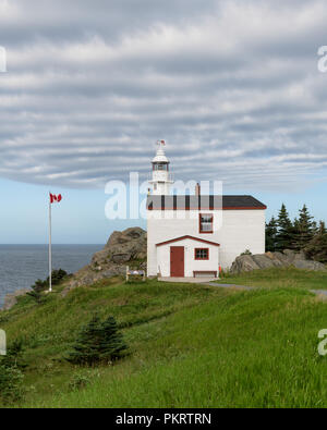 Lobster Cove Capo Faro sulla strada principale a nord di Rocky Harbour, Terranova e Labrador Foto Stock