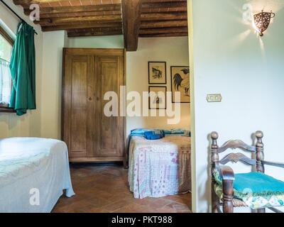 Agriturismo Interno dell appartamento in Toscana, Italia Foto Stock