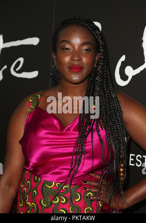 Beverly Hills, Ca. Xiv Sep, 2018. Wunmi Mosaku, a Premiere di Bleecker Street Media 'Colette' al Samuel Goldwyn Theater di Beverly Hills, la California il 14 settembre 2018. Credito: Faye Sadou/media/punzone Alamy Live News Foto Stock