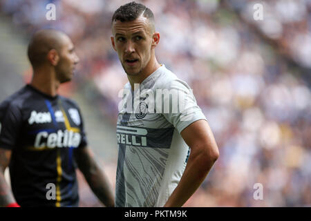 Milano, Italia. 15 Settembre, 2018. Ivan Perisic di FC Internazionale durante la Serie A match tra FC Internazionale e Parma Calcio. Credito: Marco Canoniero/Alamy Live News Foto Stock