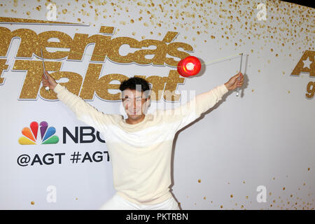 "America's Got Talent' stagione 13 Live Show tappeto rosso al Teatro Dolby il 14 agosto 2018 a Los Angeles, CA dotata di: Mochi dove: Los Angeles, California, Stati Uniti quando: 15 Ago 2018 Credit: Nicky Nelson/WENN.com Foto Stock