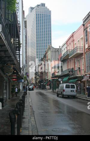 Tipiche Case in historica center di New Orleans Foto Stock