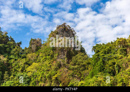 Bellissimo paesaggio rurale nei pressi di Hpa-an, Stato di Kayin, Myanmar Foto Stock