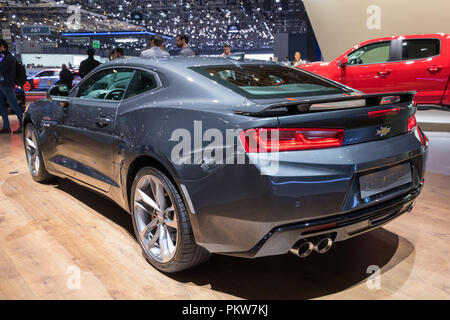 Francoforte, Germania - Sep 13, 2017: Chevrolet Camaro SS cinquanta Edition auto esposte al salone di Francoforte IAA Motor Show. Foto Stock