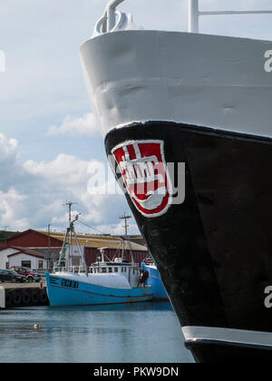 Puzza di pesca nel porto di pesca di Gilleleje, Danimarca. Foto Stock