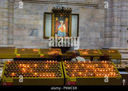 Il Duomo di Milano. Milano, Lombardia, Italia, Europa. Foto Stock