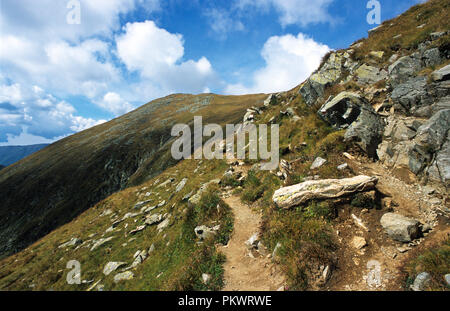 Monti Fagaras in Transilvania Romania settembre 2005. Foto Stock