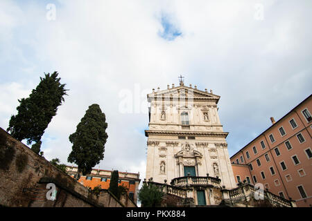 La Chiesa dei Santi Domenico e Sisto (Santi Domenico e Sisto Roma), Italia Foto Stock