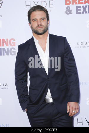 Prima mondiale di "rompere & uscente" presso il teatro egiziano con: Milo Gibson dove: Los Angeles, California, Stati Uniti quando: 15 Ago 2018 Credit: Apega/WENN.com Foto Stock