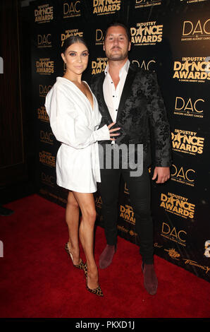 Industria 2018 Dance Awards con: Jenna Johnson, Val Chmerkovskiy dove: Hollywood, California, Stati Uniti quando: 15 Ago 2018 Credit: FayesVision/WENN.com Foto Stock