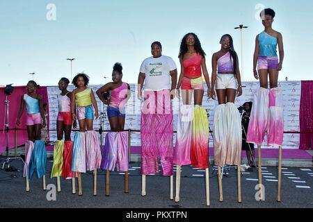 Brooklyn, NY, STATI UNITI D'AMERICA. Xv Sep, 2018. All'arrivo per 2018 Trovare Ashley Stewart Finale, Kings Theatre di Brooklyn, NY, 15 settembre 2018. Credito: Steve Mack/Everett raccolta/Alamy Live News Foto Stock