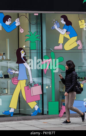 Università delle Arti di 272 High Holborn, Londra, Inghilterra, Regno Unito Foto Stock
