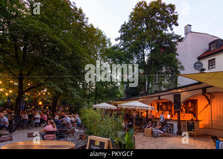 München Monaco di Baviera : biergarten Hofbräukeller, Oberbayern, Alta Baviera, Baviera, Baviera, Germania Foto Stock