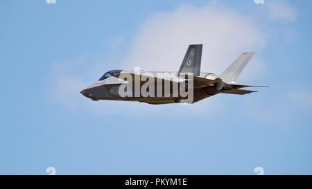 Carrello US Air Force F-35B Joint Strike Fighter al 2018 Royal International Air Tattoo Foto Stock