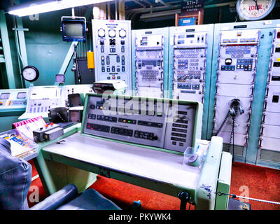 Missile e Command Center in Titan Missile Museum di Tucson, Arizona. Foto Stock