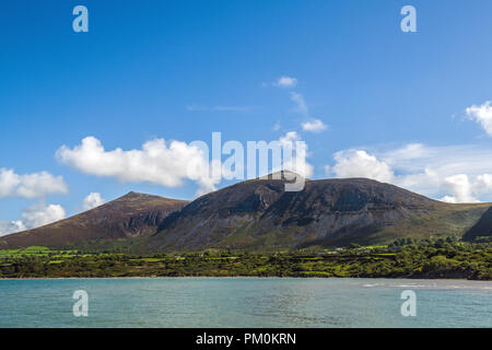 Le montagne della penisola di Lleyn da Trefor Galles del Nord Foto Stock