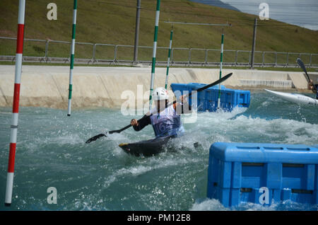 Rio De Janeiro, Brasile. Xvi Sep, 2018. 30 settembre nel parco radicale di Deodoro, zona nord della città di Rio de Janeiro, RJ. Credito: Luiz Gomes/FotoArena/Alamy Live News Foto Stock