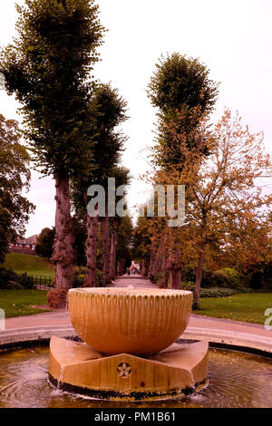 Dane john gardens nella città di Canterbury Kent REGNO UNITO Settembre 2018 Foto Stock