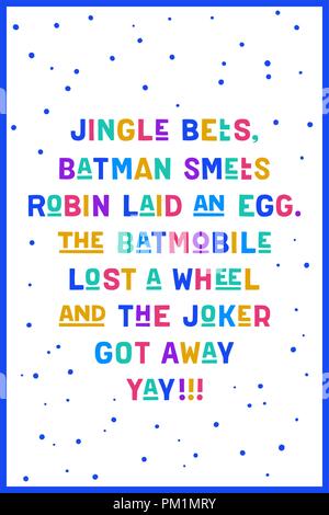 Jingle Bells. Testo della canzone Jingle Bells Illustrazione Vettoriale