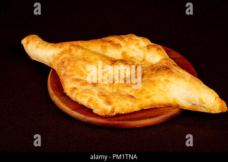 Pane georgiano - Lavash nella piastra Foto Stock