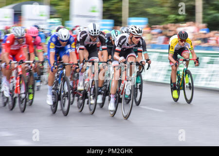 Madrid, Spagna. Il 13 settembre 2018. La Vuelta 2018. Stadio 21. Martijn Tusveld (NED) N.157 - Team La Ragnatela Solare Pedro Ros Sogorb/Alamy Live News Credito: Pedro Ros/Alamy Live News Foto Stock