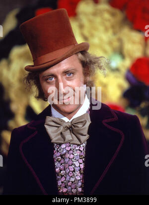 Gene Wilder pubblicità ritratto per 'Willy Wonka & la Fabbrica di Cioccolato' 1971 Riferimento File # 1178 001THA Foto Stock