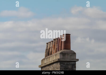 Varia a camini Foto Stock