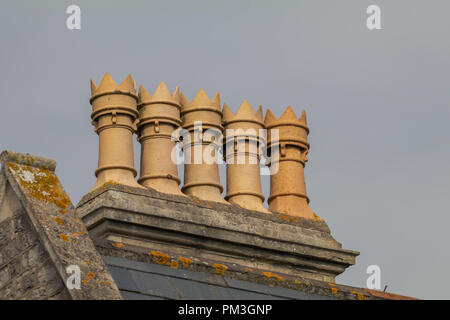 Varia a camini Foto Stock