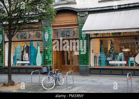 Anthropologie negozio di abbigliamento, Kings Road, a Chelsea, Londra; Inghilterra; Regno Unito; Foto Stock