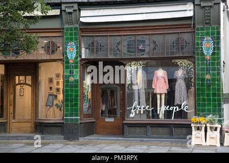 Anthropologie negozio di abbigliamento, Kings Road, a Chelsea, Londra; Inghilterra; Regno Unito; Foto Stock