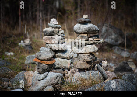 Arshan al Sayan montagne in Buriatya, Siberia - Russia . Foto Stock