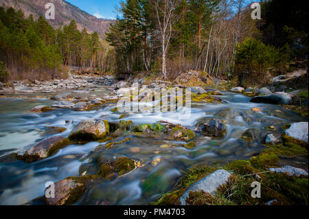 Arshan al Sayan montagne in Buriatya, Siberia - Russia . Foto Stock