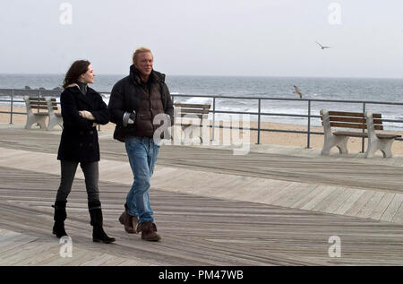 Da sinistra: Evan Rachel Wood e Mickey Rourke in 'Il lottatore' 2008 Foto Stock