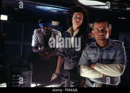 Alien: Il Direttore della Tagliata Yaphet Kotto, Sigourney Weaver, Ian Holm Foto Stock