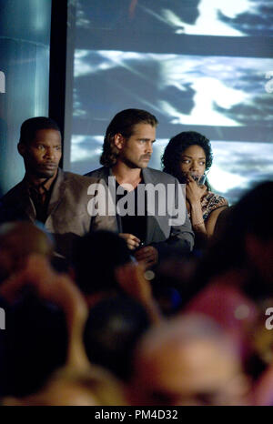 Film still da 'Miami Vice' Jamie Foxx, Colin Farrell, Naomie Harris 2006 Foto Stock