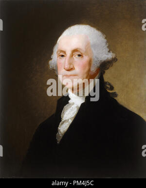 Pittura postumo di George Washington da Gilbert Stuart circa 1821 Riferimento File # 1003 533THA Foto Stock