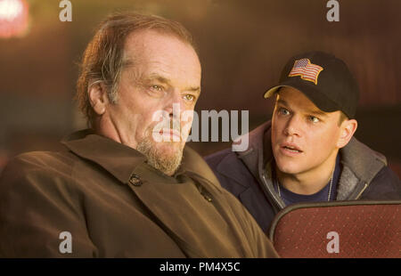 Studio Pubblicità ancora da 'i defunti' Jack Nicholson, Matt Damon © 2006 Warner Photo credit: Andrew Cooper Riferimento File # 307372354THA per solo uso editoriale - Tutti i diritti riservati Foto Stock