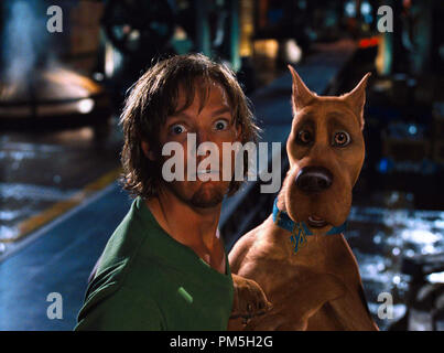 Studio Pubblicità ancora da 'Scooby-Doo" Matthew Lillard, Scooby-Doo © 2002 Warner Brothers Foto Stock