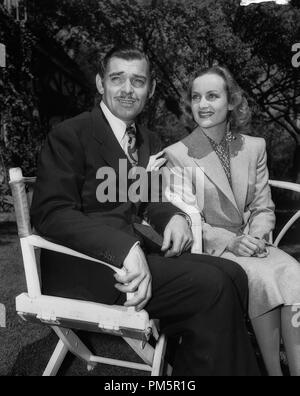 Clark Gable e Carole Lombard, 1939. Riferimento al file # 30928 949THA Foto Stock