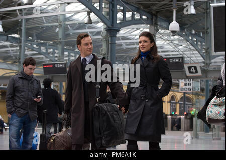 (Da sinistra a destra.) Michael Fassbender e Gina Carano stella in Relativity Media's HAYWIRE. Photo credit: Claudette Barius ©2011 Tutti e cinque i continenti importazioni, LLC. Tutti i diritti riservati. Foto Stock