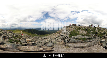 Visualizzazione panoramica a 360 gradi di Babi Hora(1725 m.n.m.) - vyhled