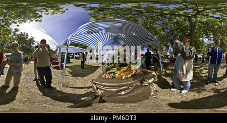 Visualizzazione panoramica a 360 gradi di Sagra del pesce 2009 - Pesce piatto