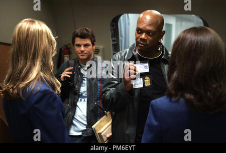 Film still / Pubblicità ancora da 'Snakes su un piano' Nathan Phillips, Samuel L. Jackson © 2006 New Line Cinema Photo credit: James Dittiger Riferimento File # 30753440THA per solo uso editoriale - Tutti i diritti riservati Foto Stock