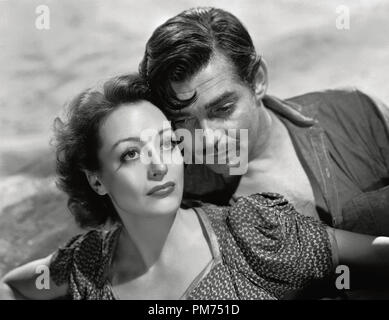 Clark Gable e Joan Crawford,' strano Cargo' 1940 MGM Riferimento File # 30928 275 THA Foto Stock