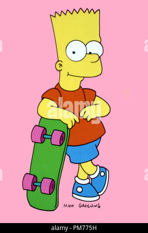 Film still / Pubblicità ancora da 'The Simpsons' Bart Simpson circa 1999 - 2000 File riferimento # 30973774THA per solo uso editoriale - Tutti i diritti riservati Foto Stock