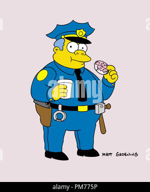 Film still / Pubblicità ancora da 'The Simpsons' capo wiggum circa 1999 - 2000 File riferimento # 30973777THA per solo uso editoriale - Tutti i diritti riservati Foto Stock