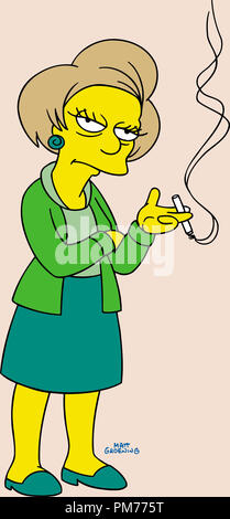Film still / Pubblicità ancora da 'The Simpsons' Edna Krabappel circa 1999 - 2000 File riferimento # 30973779THA per solo uso editoriale - Tutti i diritti riservati Foto Stock